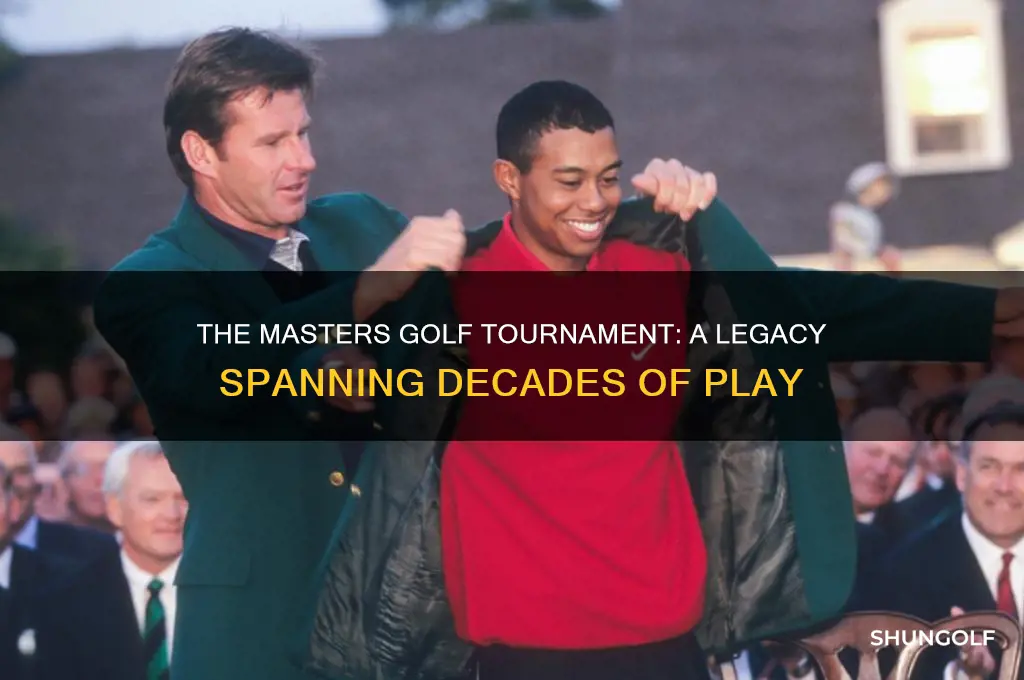how many years has the masters golf tournament been played