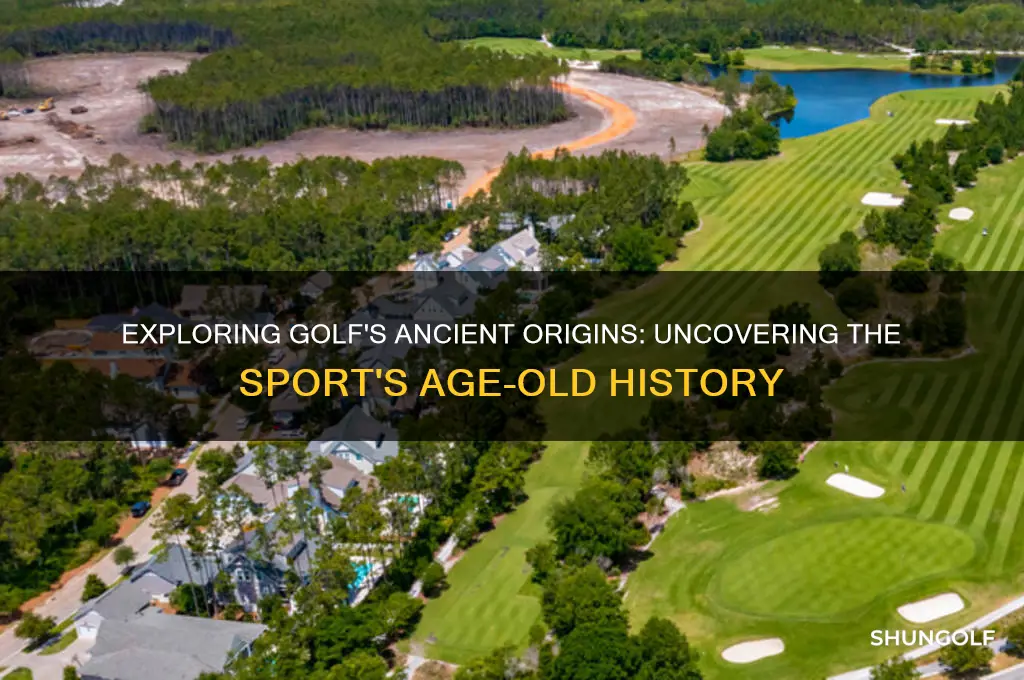 how many years old is golf