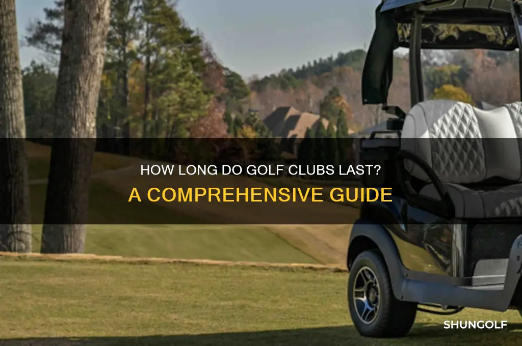 how many years should you uze golf clubs