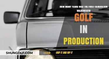 The First-Generation Volkswagen Golf's Production Years: A Detailed Look
