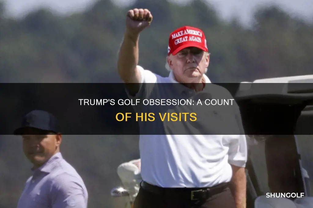 how manybtimes has t rump golfed