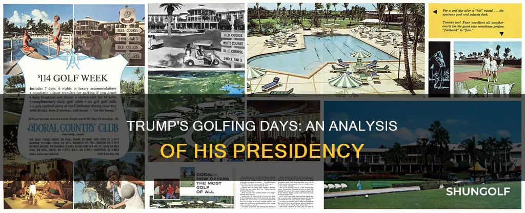 how may days ahas tump golfed