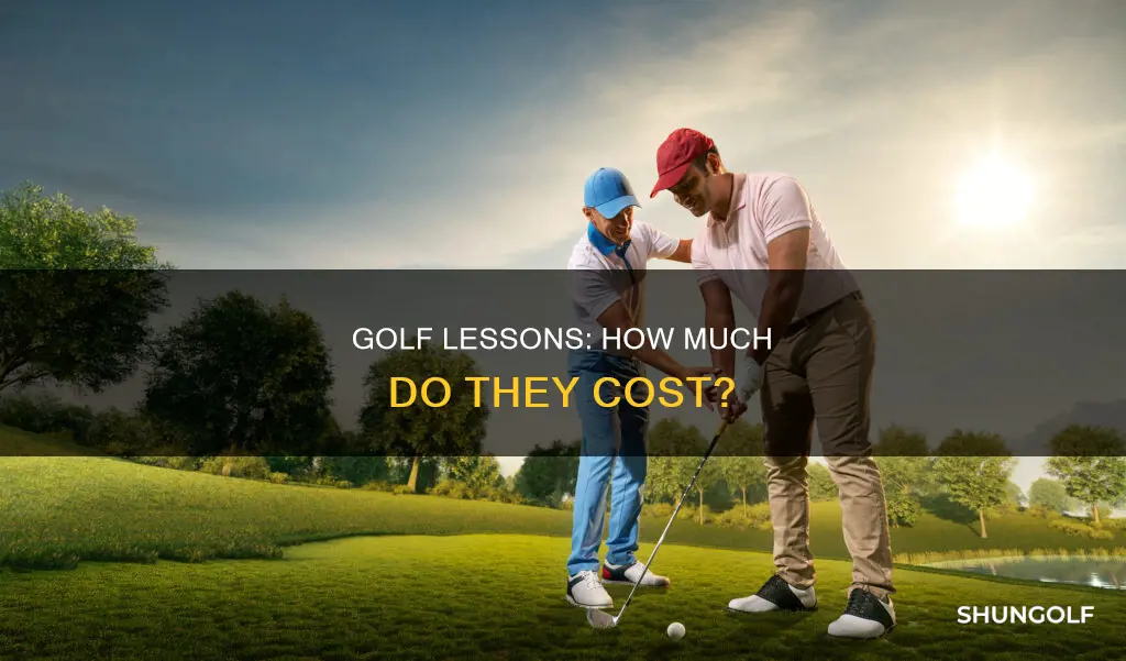 how mich are golf lessons