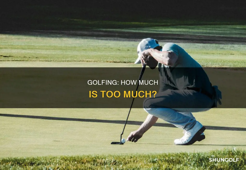 how mich is too golf