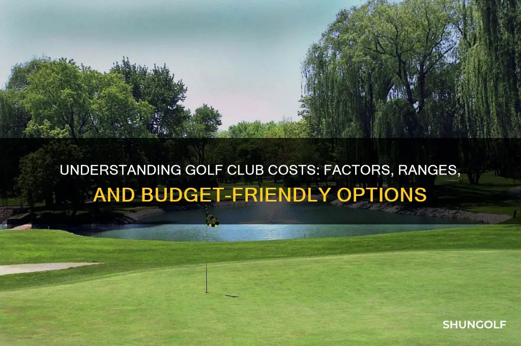 how much a golf club cost