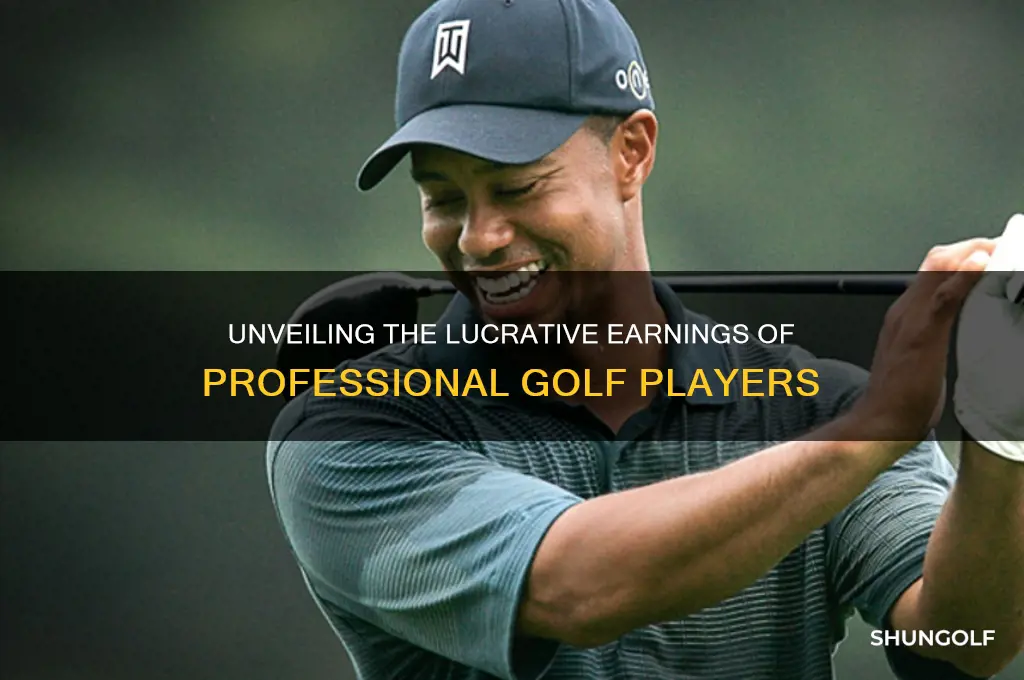 how much a golf player earn