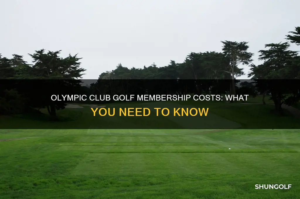 how much a olympic club golf