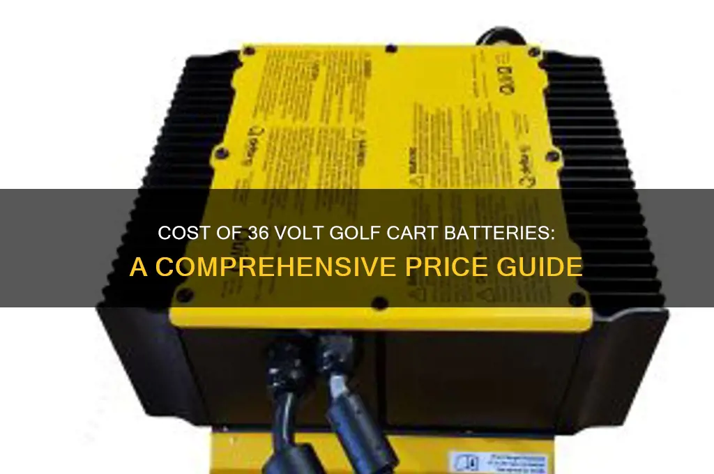 how much are 36 volt golf cart batteries