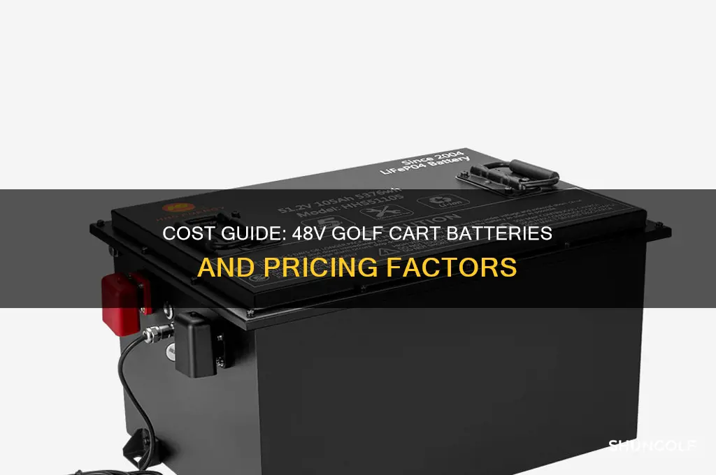how much are 48v golf cart batteries