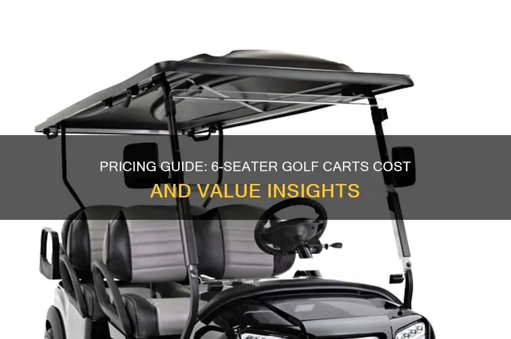 how much are 6 seater golf carts