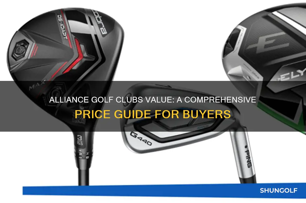 how much are alliance golf clubs worth