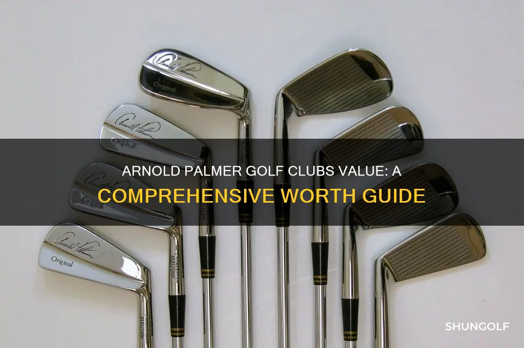 how much are arnold palmer golf clubs worth