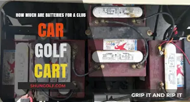 Club Car Golf Cart Battery Costs: What to Expect