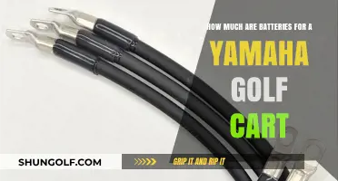 Yamaha Golf Cart Battery Costs: What to Expect and How to Save