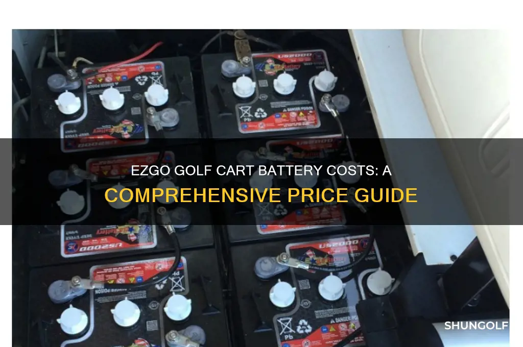 how much are batteries for ezgo golf cart