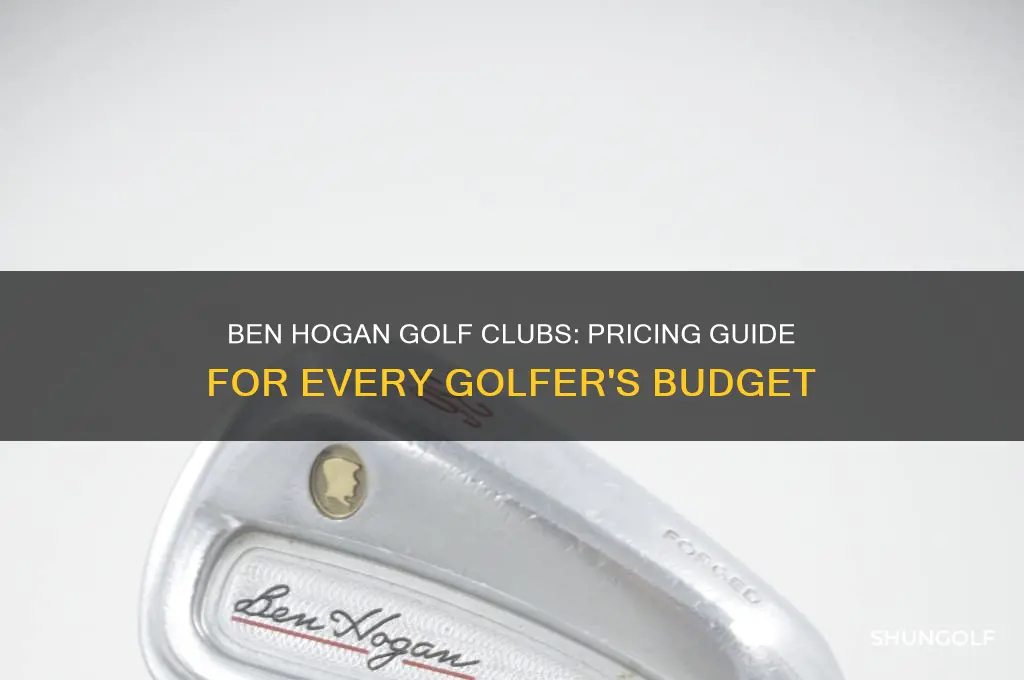 how much are ben hogan golf clubs