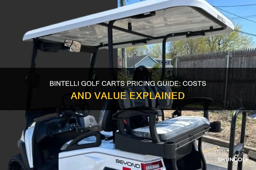 how much are bintelli golf carts