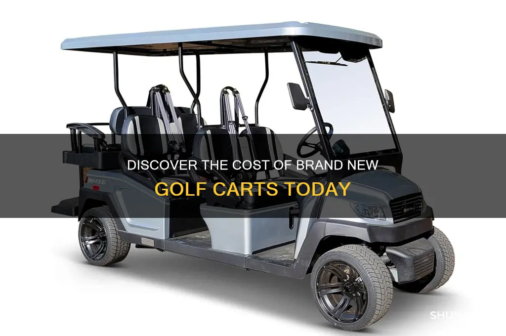 how much are brand new golf carts