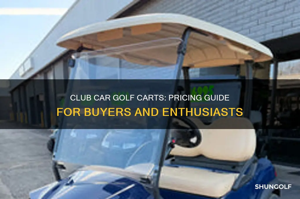 how much are club car golf carts