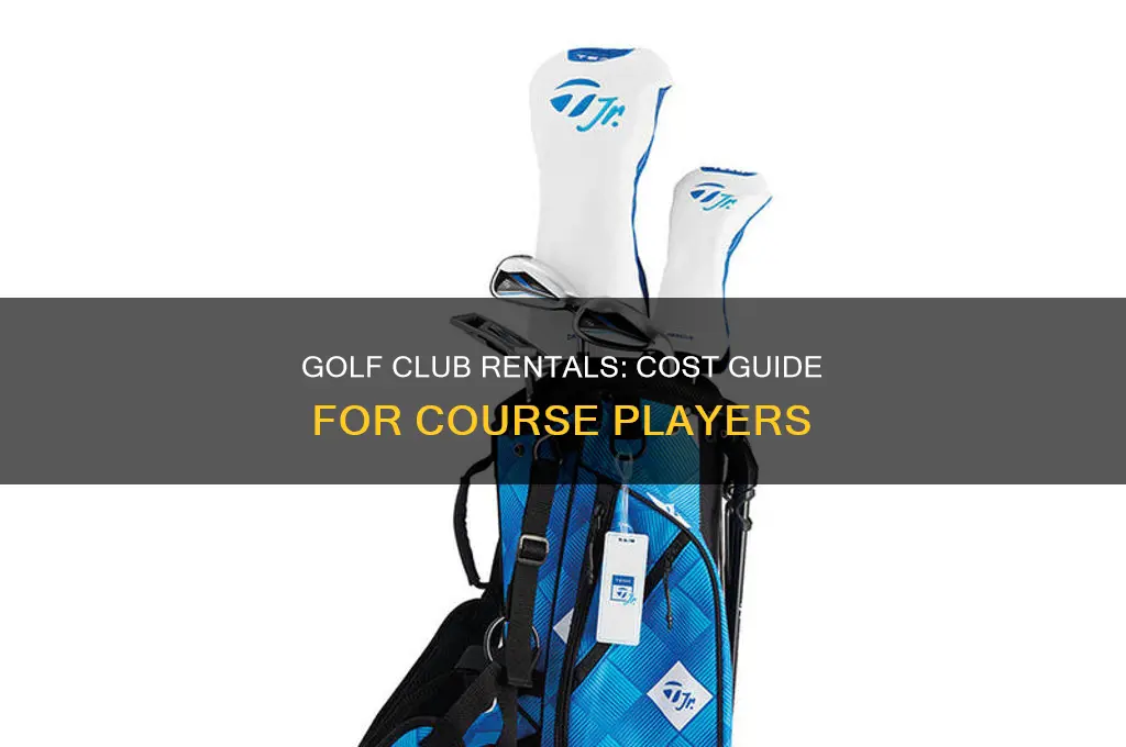 how much are club rentals at golf courses
