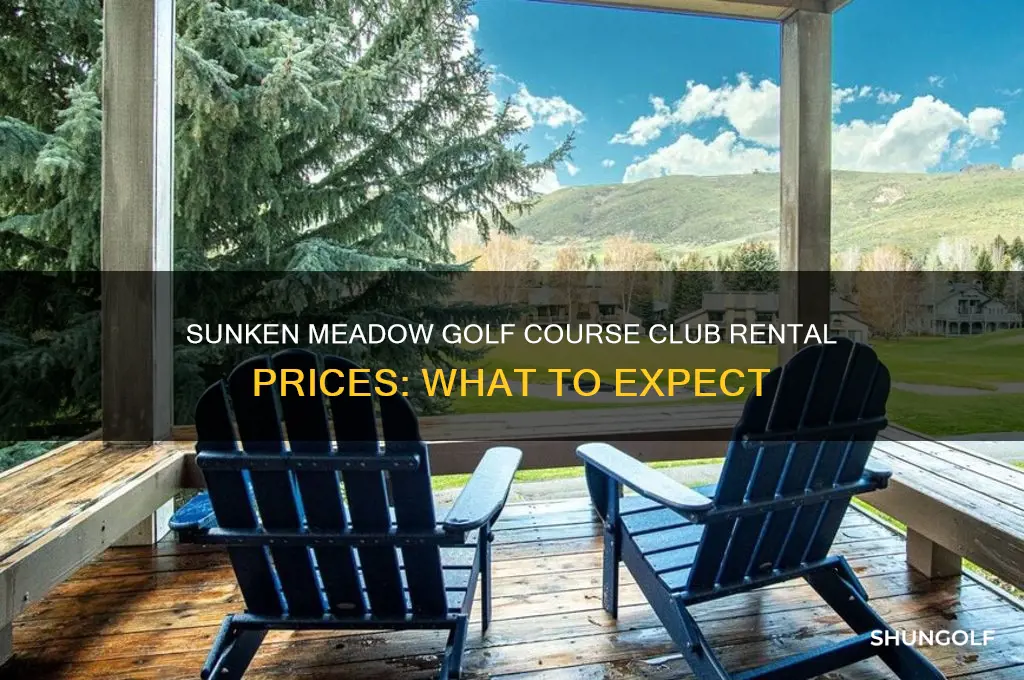 how much are club rentals at sunken meadow golf course