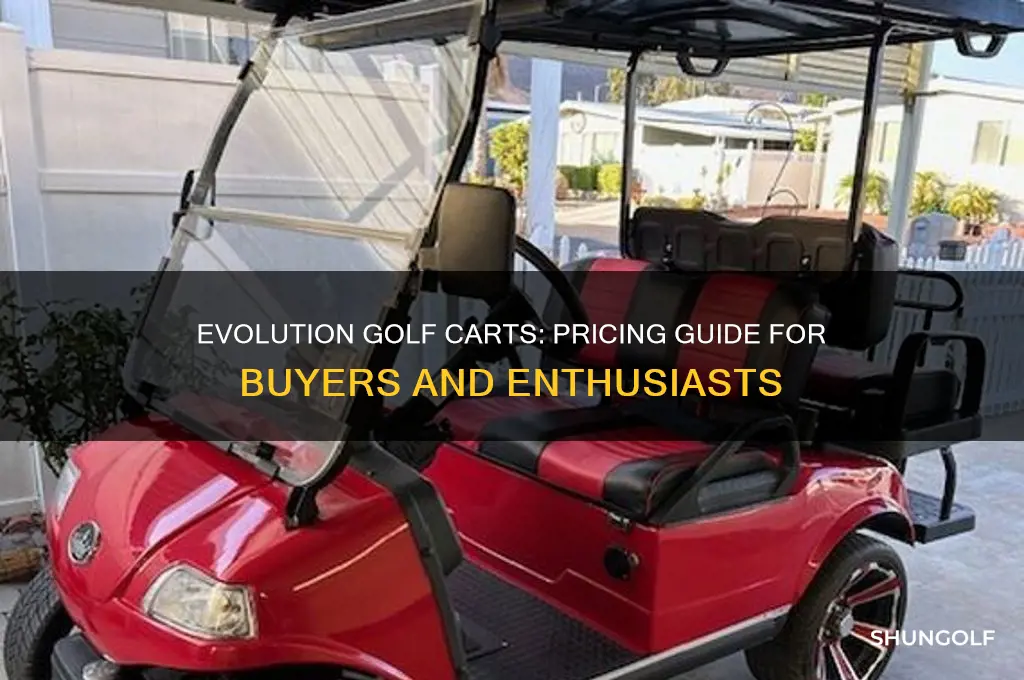 how much are evolution golf carts