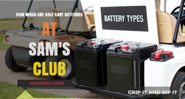 Sam's Club Golf Cart Battery Prices: Cost and Value Guide