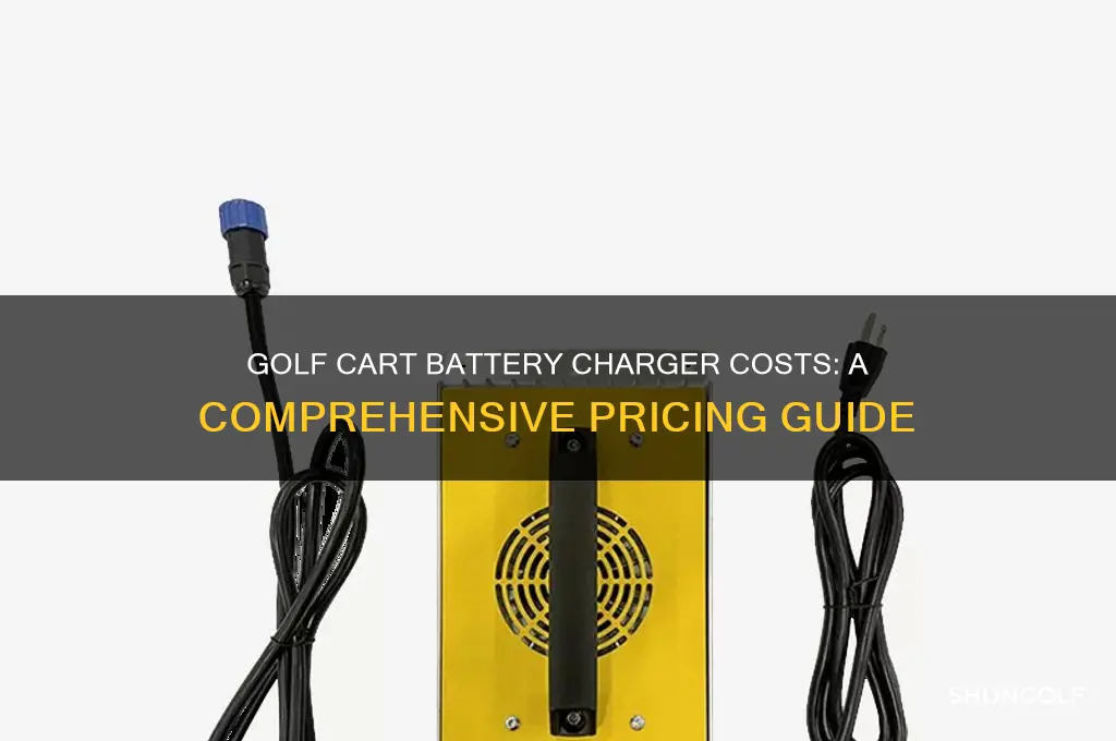 how much are golf cart battery chargers