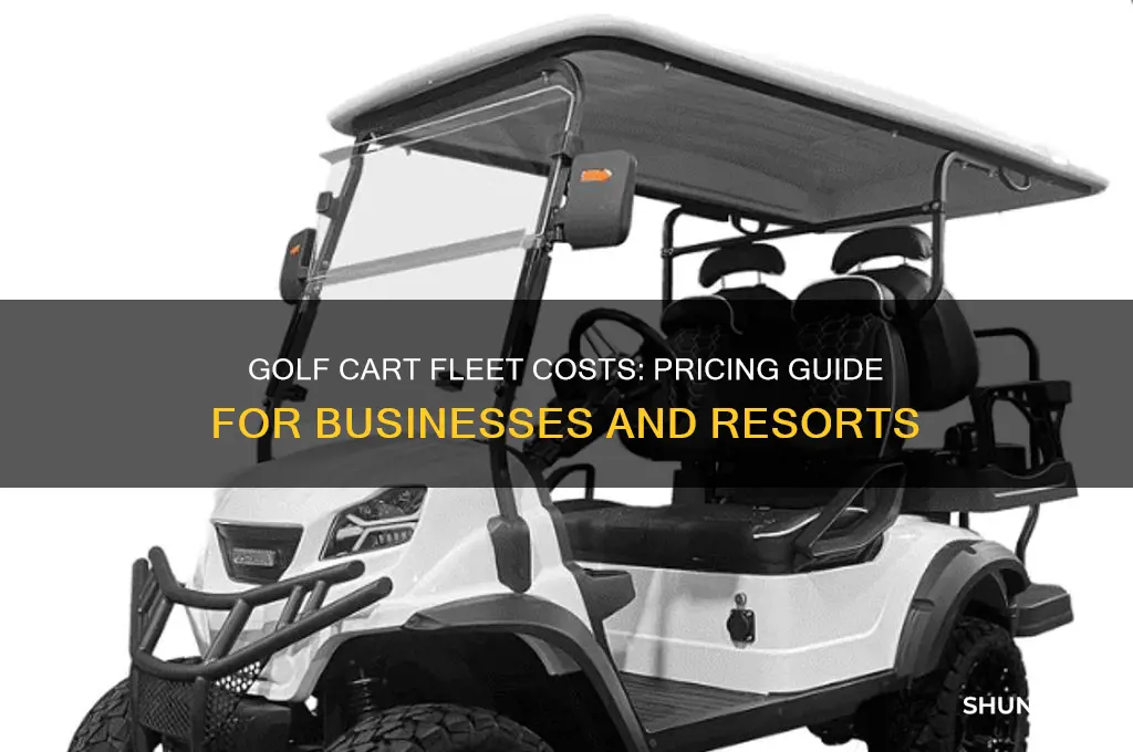 how much are golf cart fleets