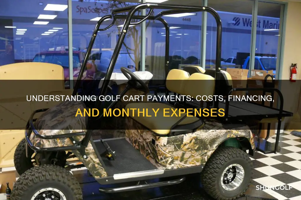 how much are golf cart payments