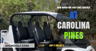 Golf Cart Rental Prices at Carolina Pines: What to Expect