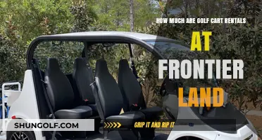 Frontier Land Golf Cart Rentals: Cost and Pricing Guide