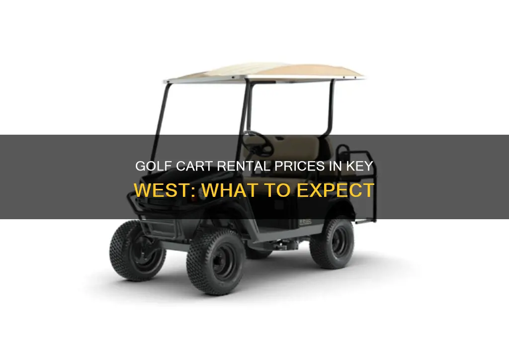 how much are golf cart rentals in key west
