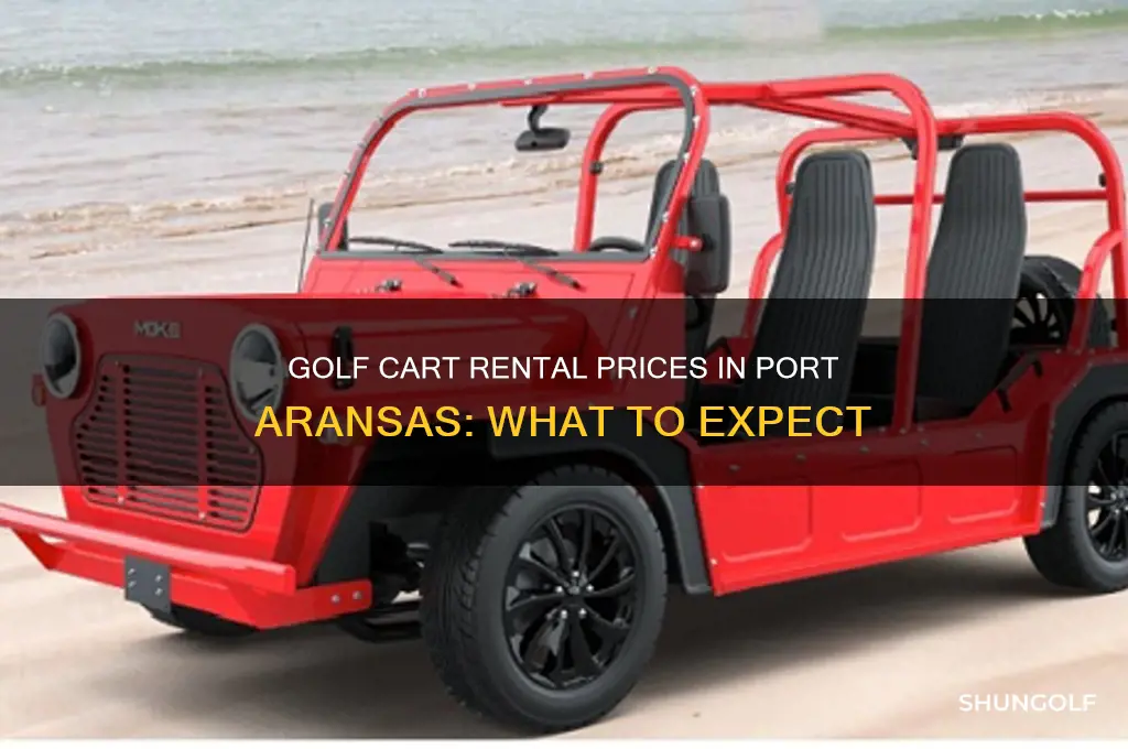 how much are golf cart rentals in port aransas