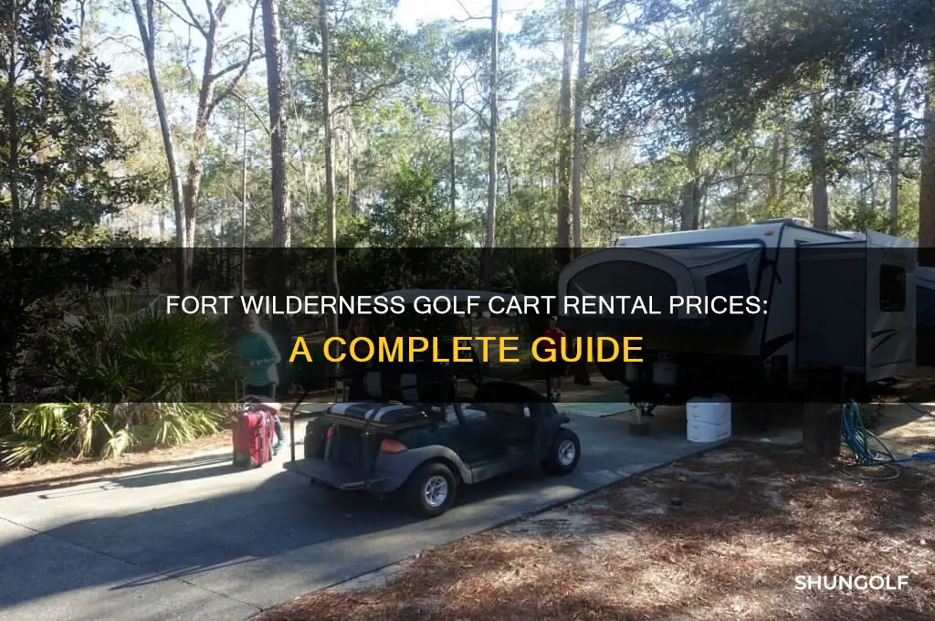 how much are golf carts at fort wilderness