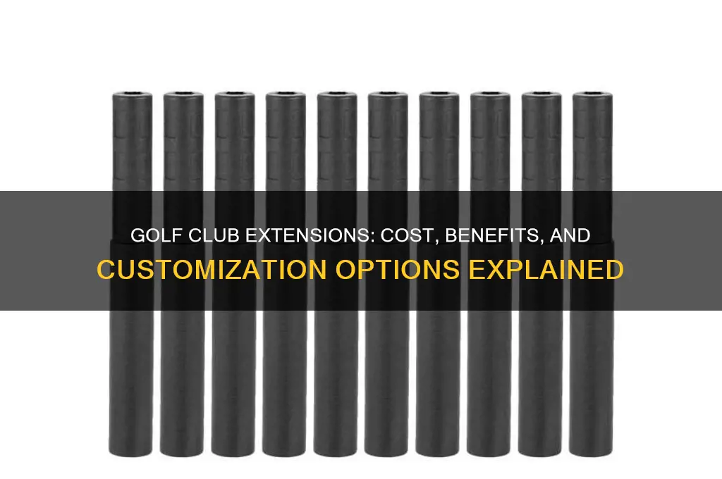 how much are golf club extensions