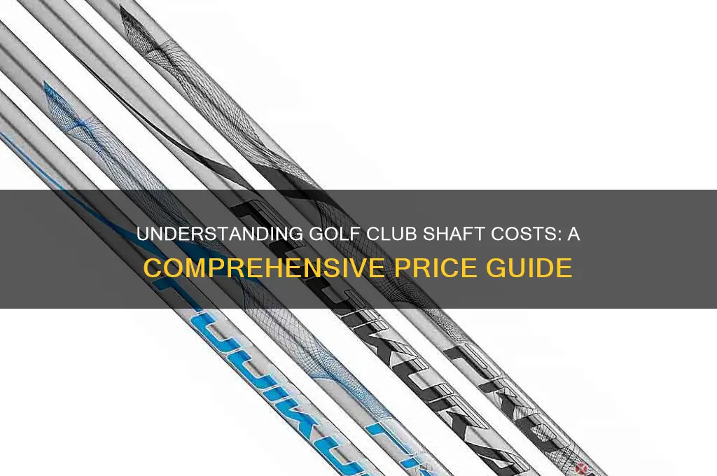 how much are golf club shafts