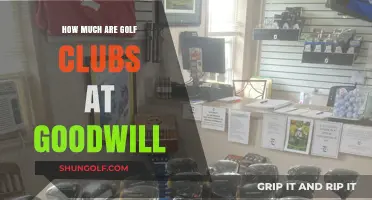 Finding Affordable Golf Clubs at Goodwill: Prices and Tips