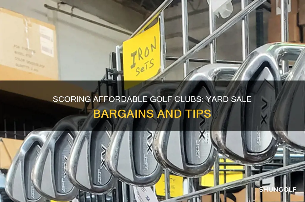 how much are golf clubs at yard sale