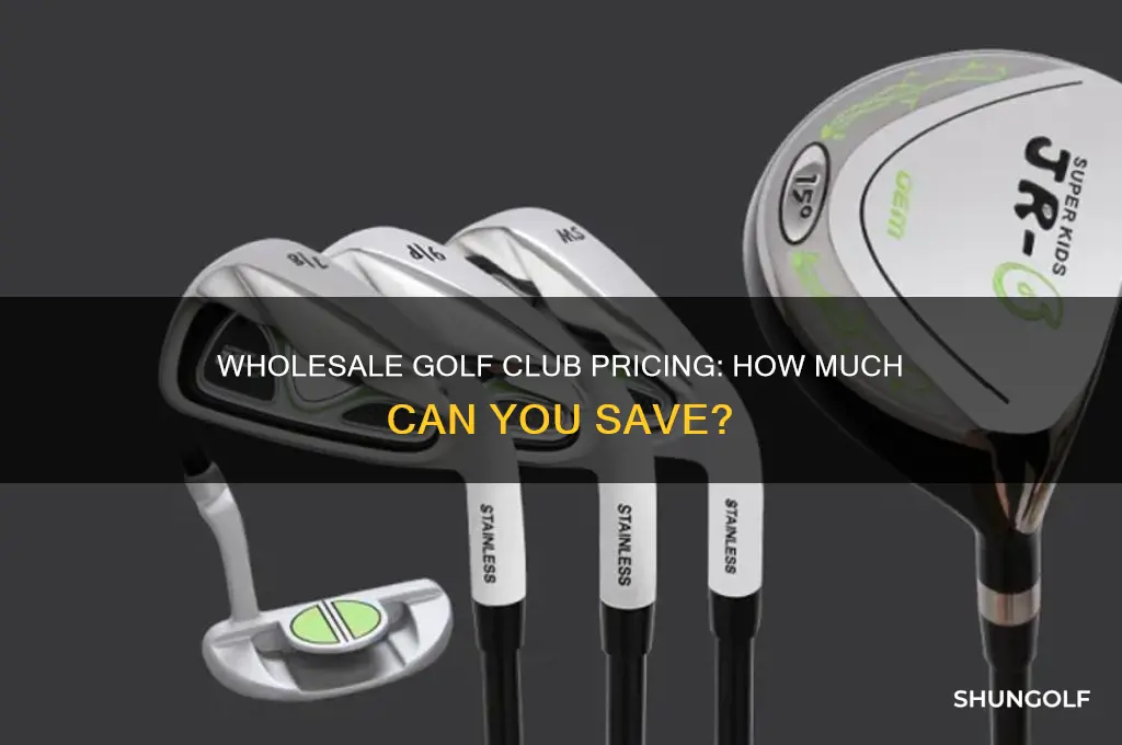 how much are golf clubs wholesale