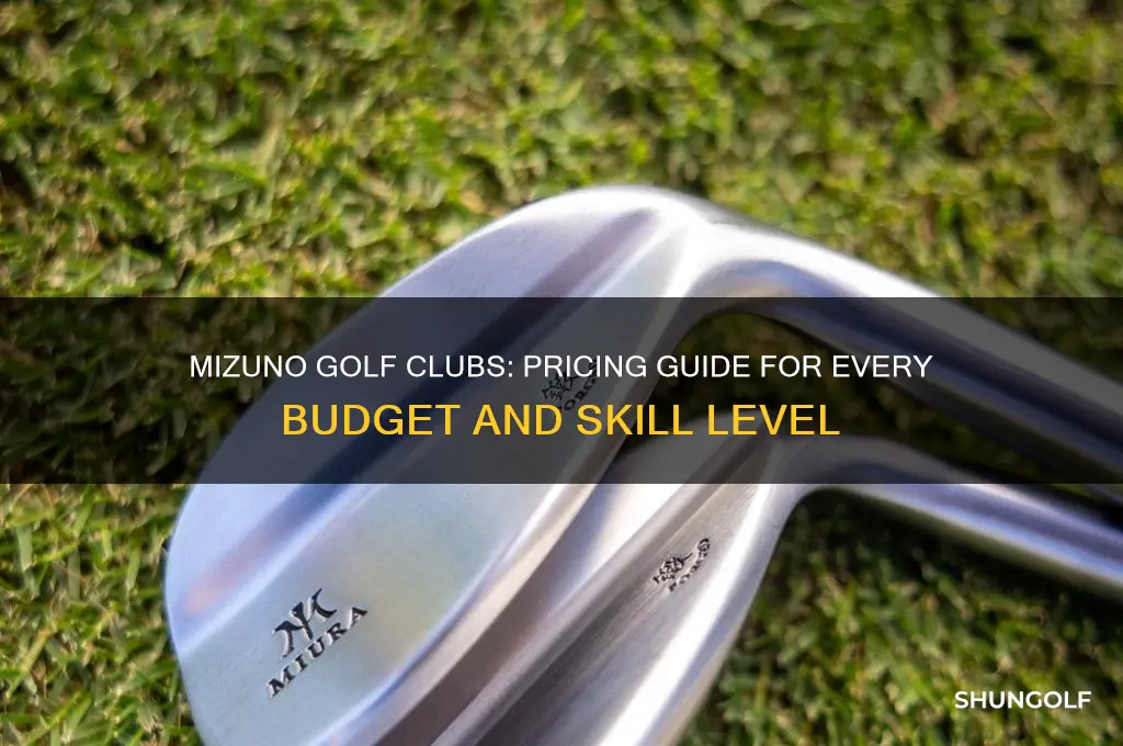 how much are mizuno golf clubs