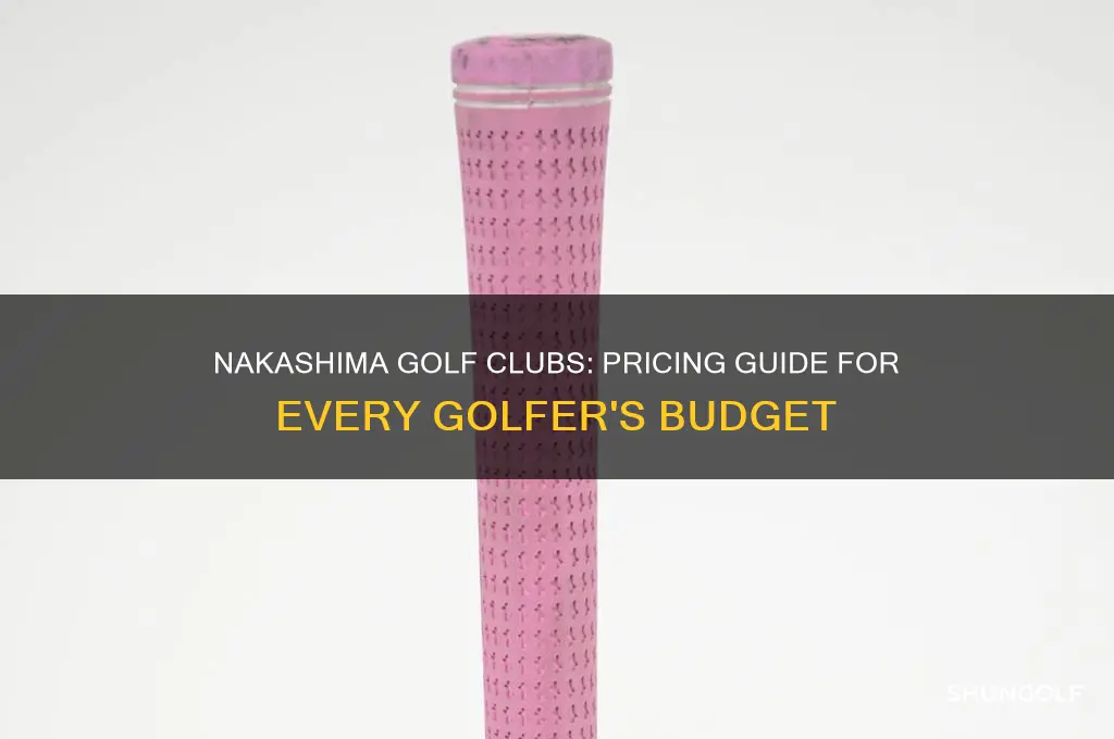how much are nakashima golf clubs
