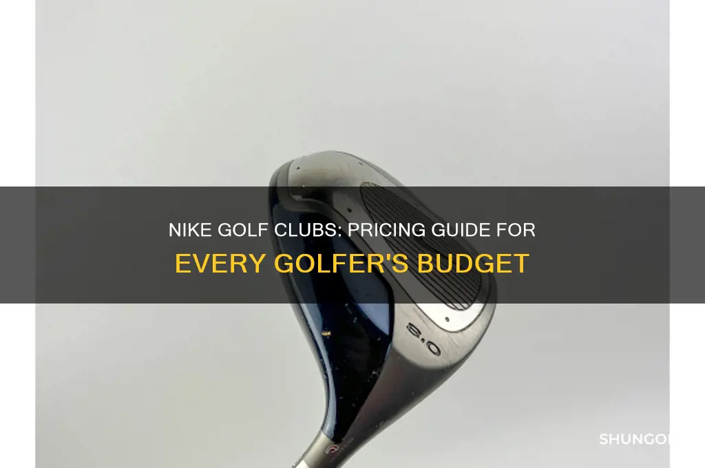 how much are nike golf clubs