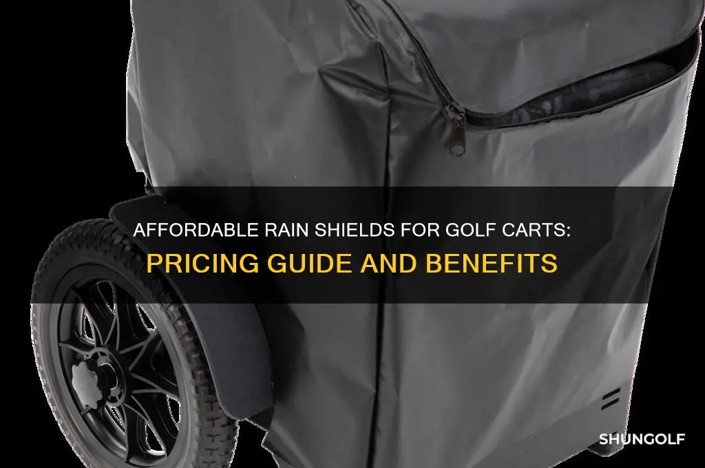 how much are rain sheilds for golf carts