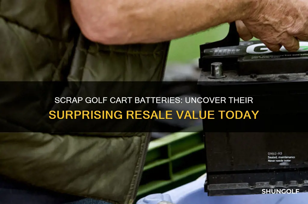 how much are scrap golf cart batteries worth