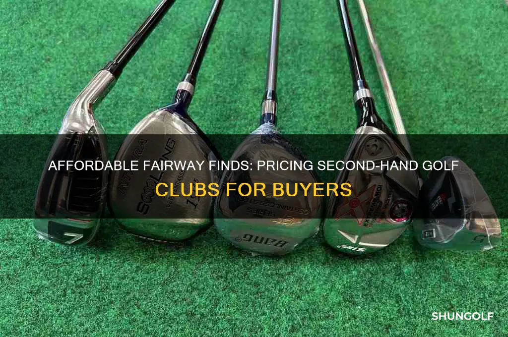 how much are second hand golf clubs