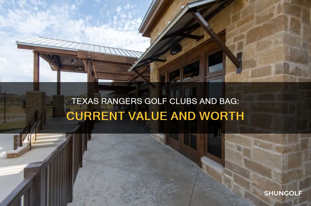 how much are texas rangers golf clubs and bag worth