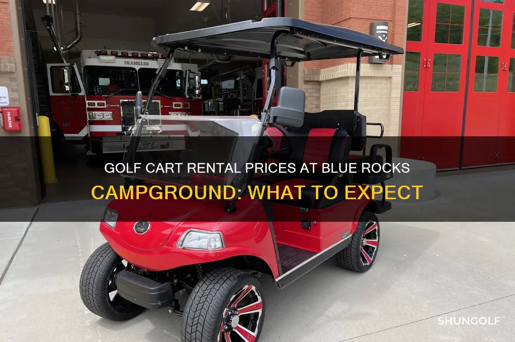 how much are the golf carts at blue rocks campground