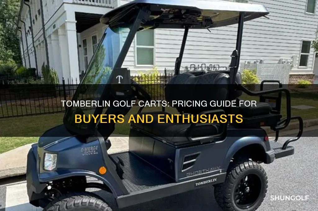 how much are tomberlin golf carts