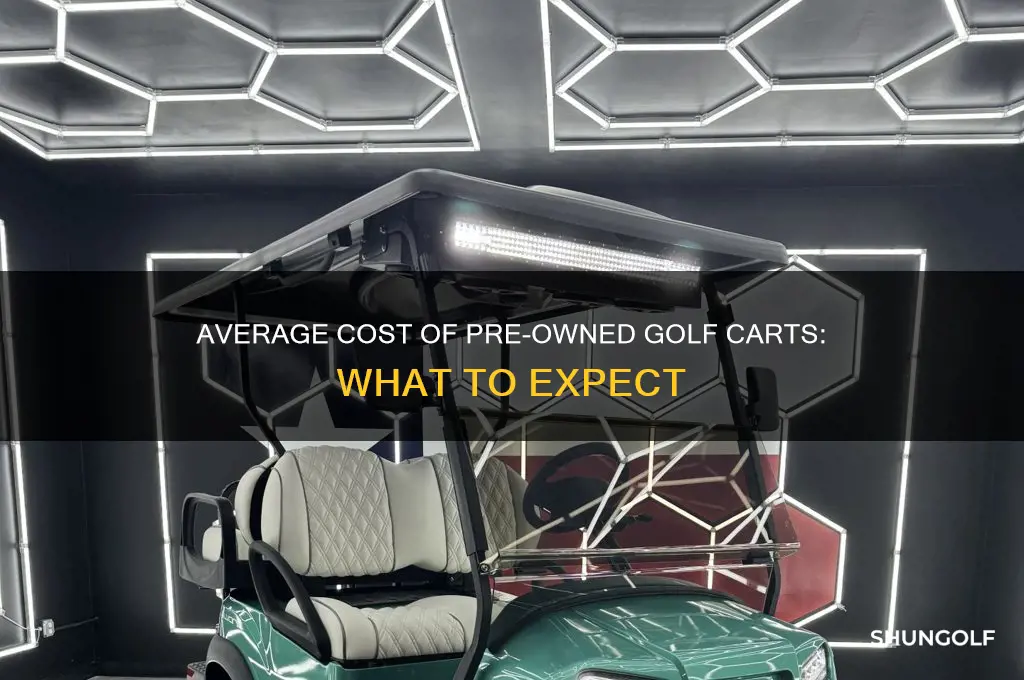 how much are used golf carts usually